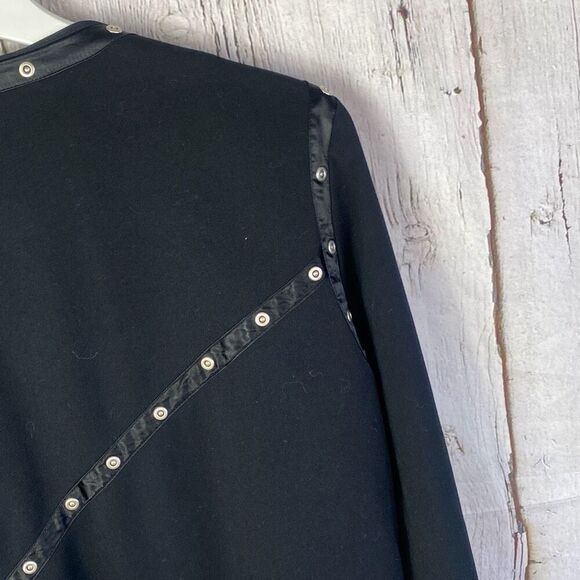 Vintage Victor Costa Occassion Jacket Black Red Lining Size XS - Picture 8 of 10